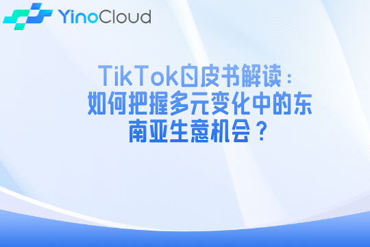 TikTok白皮书解读：如何把握多元变化中的东南亚生意机会？