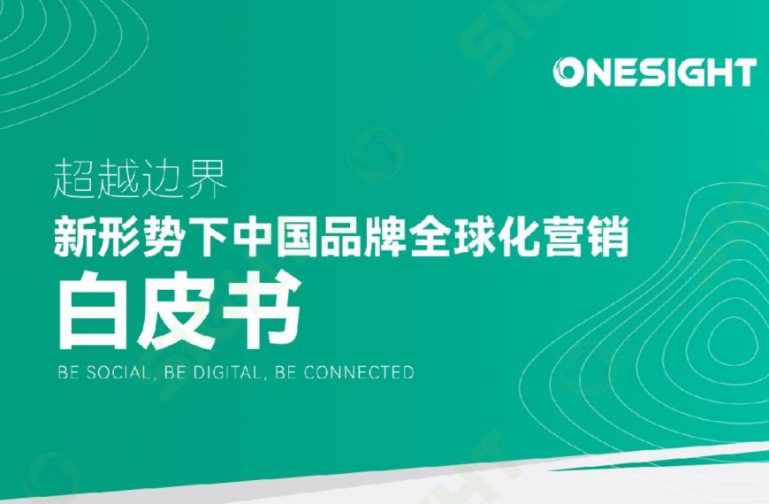 免费领取！！“新势逐浪，出海有方”中国品牌全球化营销白皮书等你来看！！